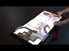 Đèn nền màu đen Light Box nhôm Bức tranh tường LED Poster Frame Display