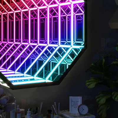 Mua 220V 3D Glass Neon Mirror Sign With Neon Tube Party Led Neon Strip đa màu sản xuất trực tuyến
