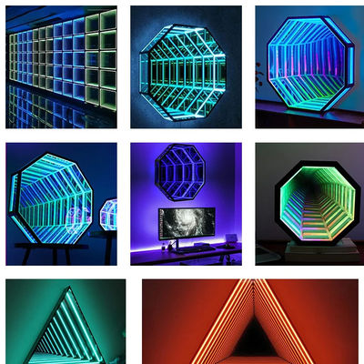 Mua 50000 Hours Lifetime Mirror Neon Sign Octagon Infinity LED Neon Light sản xuất trực tuyến