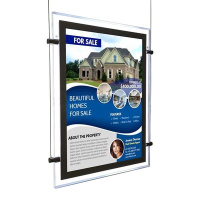 Mua Brand Showcase Acrylic Slim Đèn tinh thể Led Lightbox sản xuất trực tuyến