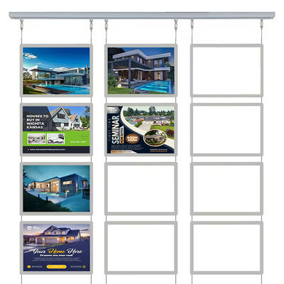 Hộp đèn LED tinh thể tùy chỉnh 80000hr Hộp đèn quảng cáo có đèn nền Acrylic rõ ràng
