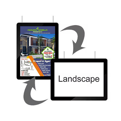 A4 210mm * 297mm Chiếc hộp hiển thị bán lẻ khung ảnh cho thương mại trực quan