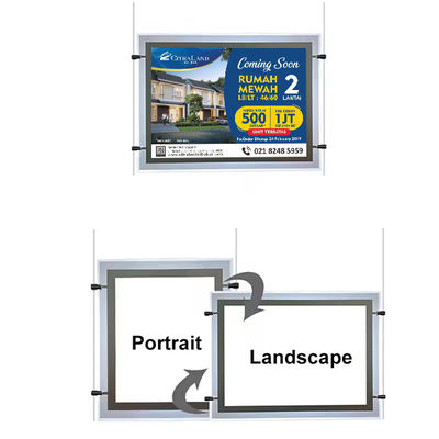 OEM treo Acrylic LED bảng biển Crystal LED Ultra Thin LED Light Box Tracing Pad