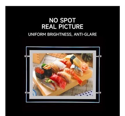 Cảnh quan Bất động sản Cửa sổ Treo Hiển thị Văn phòng Quảng cáo A4 Hộp đèn Led