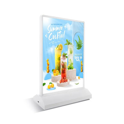 A4 Bàn đứng Menu bảng hiển thị bảng quảng cáo hộp đèn sạc