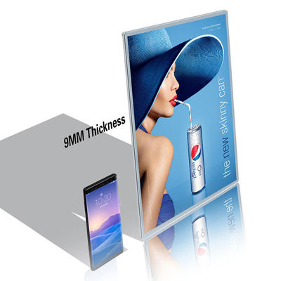 Hiển thị bất động sản Magnetic Acrylic Quảng cáo Light Box -40C 55C cho quảng cáo trên bàn