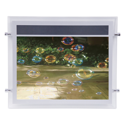 Khả năng tùy biến hộp đèn tinh thể đơn bên DC12V DC24V Dải đèn LED