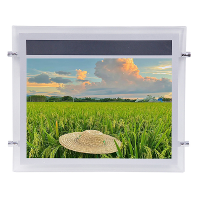 SMD LED Crystal Light Box Quảng cáo bạc Neon Box 2835 LED Strip Acrylic Panel