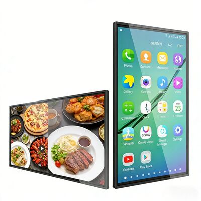 Digital Signage treo tường với độ sáng 2500 cd và Quản lý nội dung từ xa cho Màn hình quảng cáo